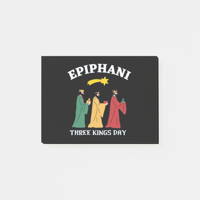 Epiphani Three Kings Day Post-it Notes (Front)