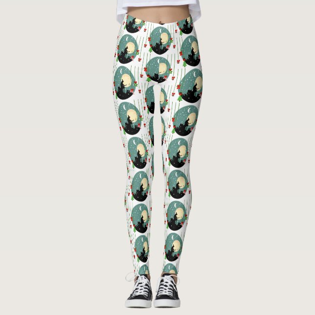 epiphany christmas befana leggings (Front)