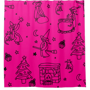 epiphany christmas witch befana pink