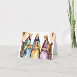 Epiphany or Three Kings Day D - January 6  Holiday Card