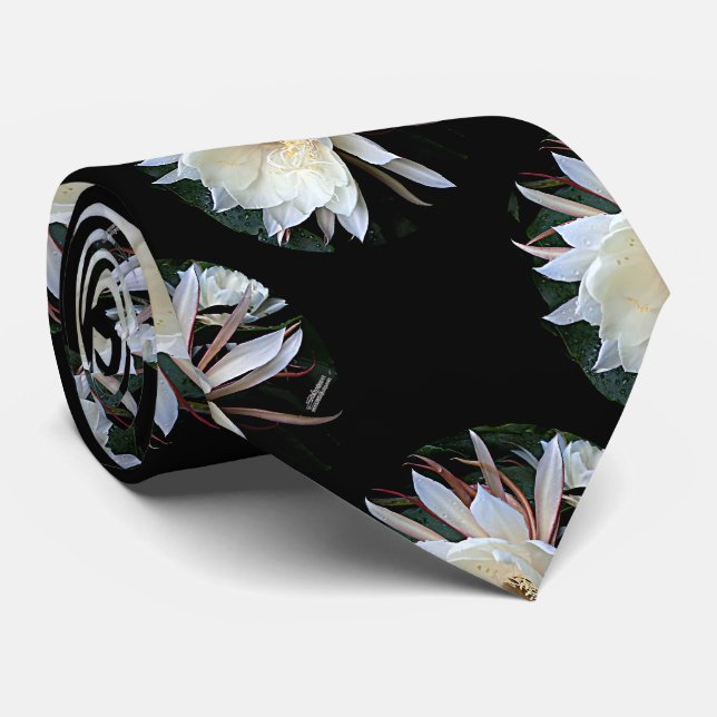 Epiphyte Cactus Flower Tie (Rolled)