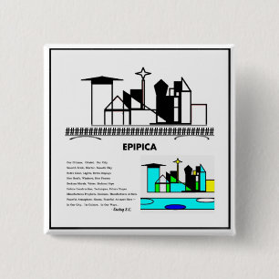 Epipica 2 Inch Square Button