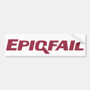 Epiqfail Bumper Sticker