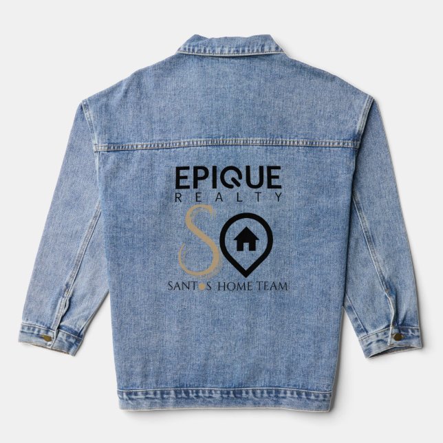 Epique Realty x Santos Accueil Équipe Femme Denim  (Verso)