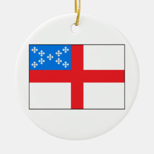 Episcopal Flag Ceramic Ornament