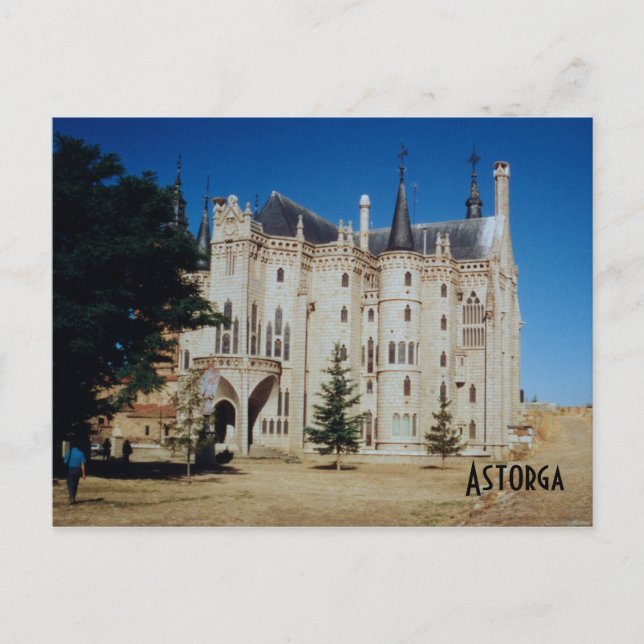 Episcopal Palace - Astorga Postcard (Front)