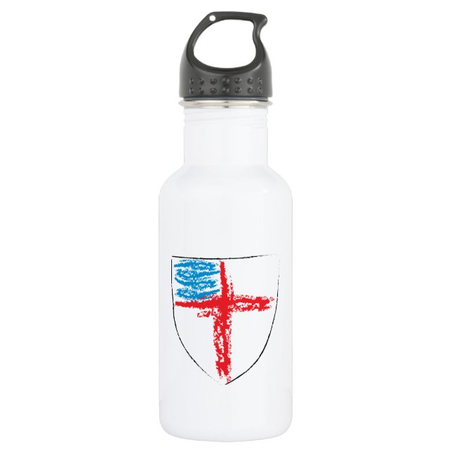 Episcopal Shield 532 Ml Water Bottle (Front)