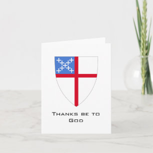 Episcopal-Thanks be to God Thank You Card