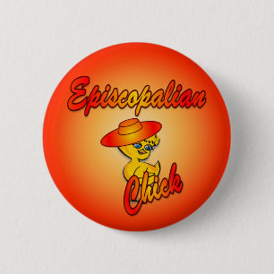 Episcopalian Chick #5 2 Inch Round Button