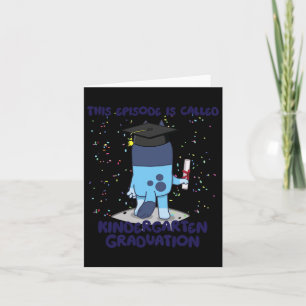 Episode Is Called Kindergarten Graduation Cute Kid Card