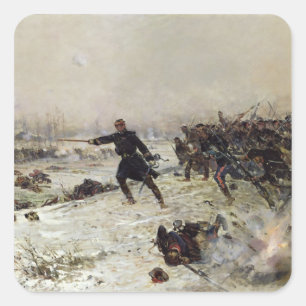 Episode of the War of 1870 Square Sticker