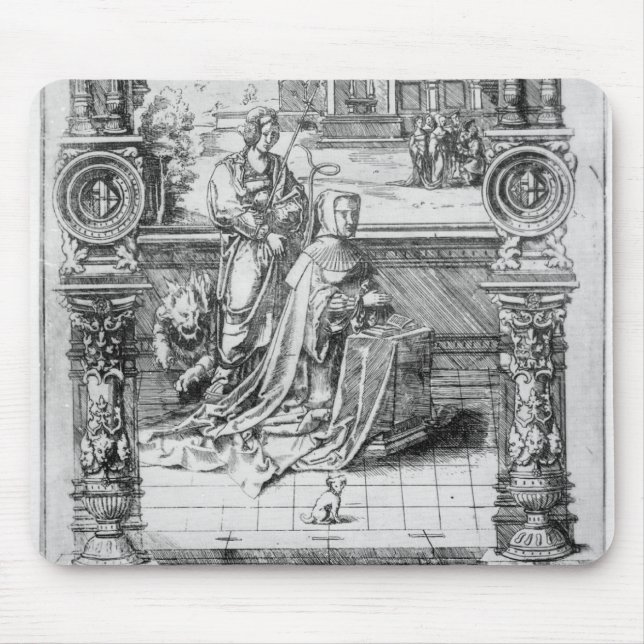 Epitaph of Margaret of Austria Mouse Pad (Front)