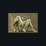 Epitome of Hyperbole Canvas Print<br><div class="desc">Epitome of Hyperbole.  2026,  Ken Gage.  Digital art: pop surrealism.</div>