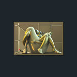 Epitome of Hyperbole Canvas Print<br><div class="desc">Epitome of Hyperbole.  2026,  Ken Gage.  Digital art: pop surrealism.</div>