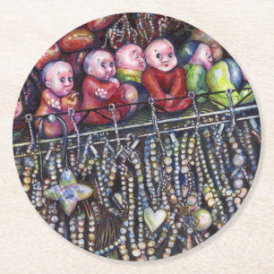 Epitomize Round Paper Coaster