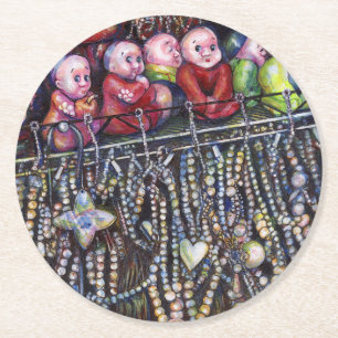 Epitomize Round Paper Coaster