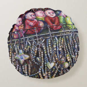 Epitomize Round Pillow