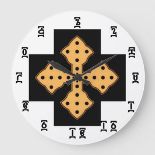 Époque Biblique Éthiopienne - Horloge Murale Ronde
