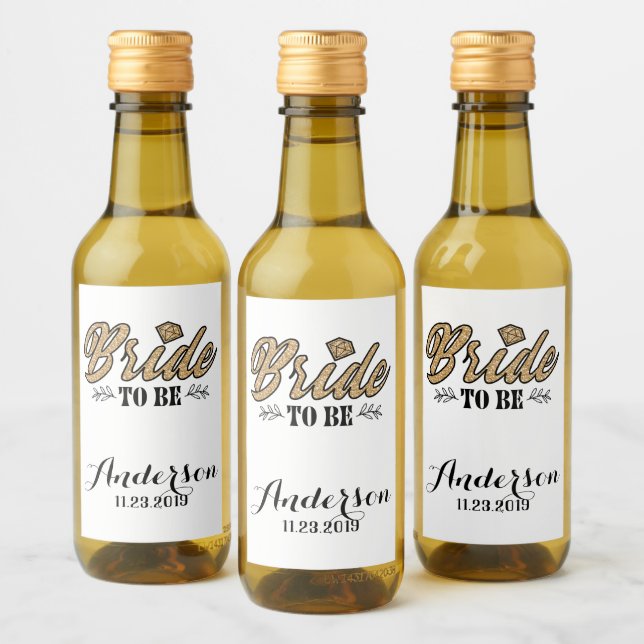 Épouse À Être Étiquette De Boisson (Bouteilles)
