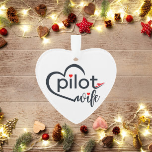 Épouse de pilote Typographie & Avion Simple,Minima