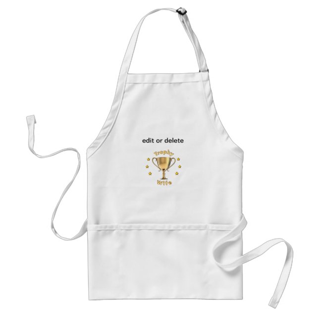 Épouse de trophée - customisez votre tablier (Devant)