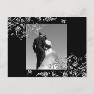 Épouse Et Groom Enregistrer Les Dates Cartes Posta