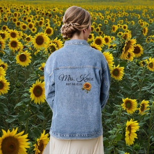 Épouse Mariage de tournesol Mme Etablie