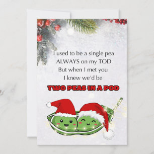 Épouse romantique Joyeux Noël Carte de voeux