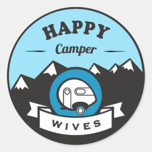 Epouses de camping-cars - Sticker de 3 pouces