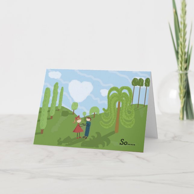 Épousez-moi carte de note des studios de Tracey (Devant)