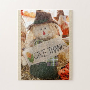 Épouvantail 11" x 14" puzzle avec la boîte-cadeau