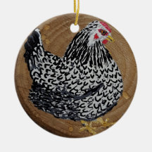 Époux et ornement de poulet