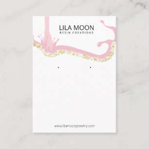 Epoxy Resin Earring Cards