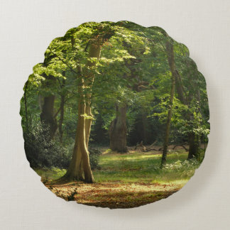 Epping Forest Round Pillow