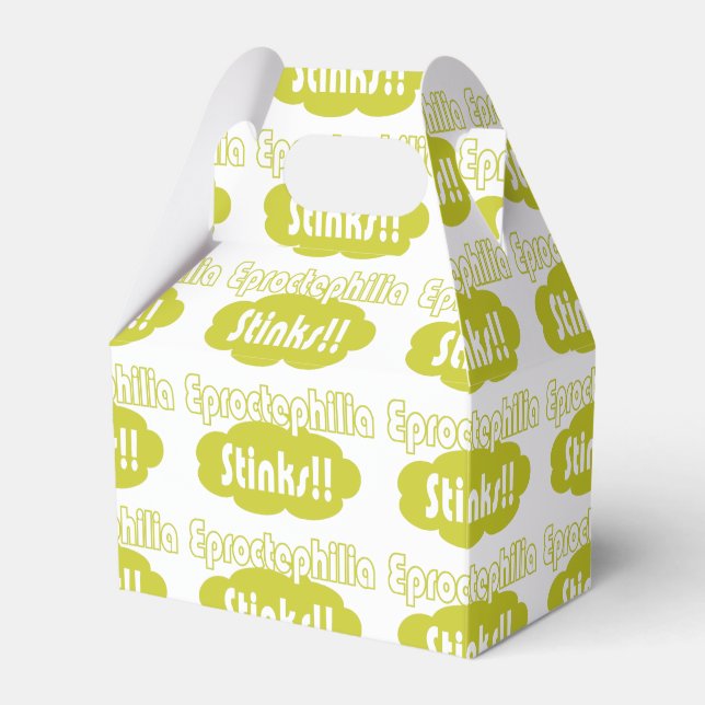 Eproctophilia Stinks!! Favor Box (Front Side)