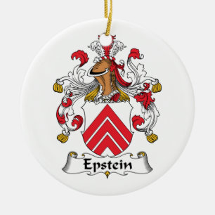 Epstein Family Crest Ceramic Ornament