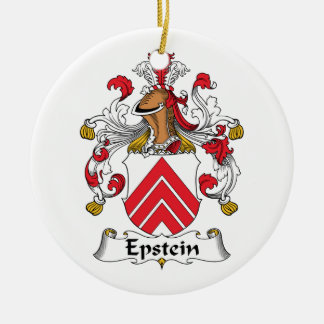 Epstein Family Crest Ceramic Ornament