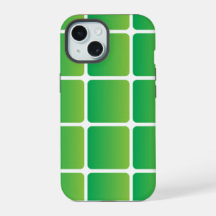 Equal Green Squares  iPhone 15 Case