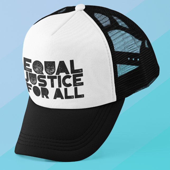 Equal Justice For All – Patriotic Trucker Hat (Creator Uploaded)