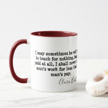Equal Pay Clara Barton Mug