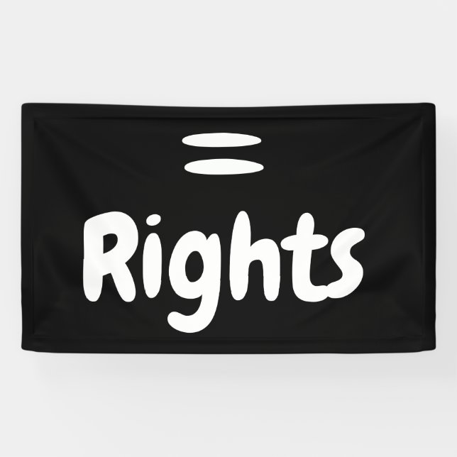 =(Equal) Rights Banner (Horizontal)