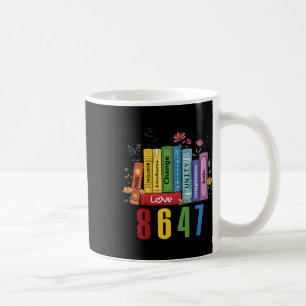 Equal Rights Book Flowers 8647 Trump Feminist Wome Coffee Mug
