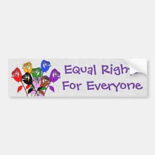 Equal Rights Bumper Sticker