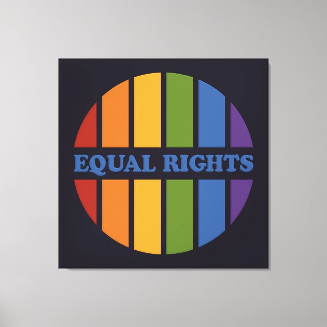 Equal Rights canvas print (Front)
