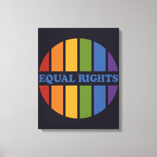 Equal Rights canvas print (Front)