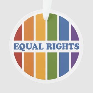 Equal Rights custom ornament