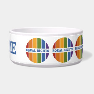 Equal Rights custom pet bowls