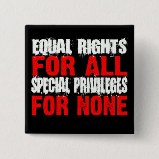 Equal Rights For All Button
