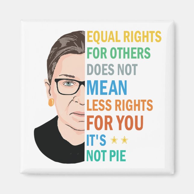 Equal Rights For Others Does Not Mean Less Rights Magnet (Front)