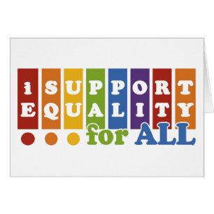 Equal Rights greeting card